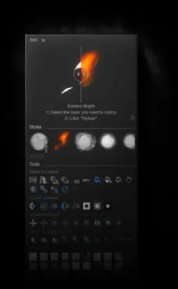 DIIS interface shown on desktop – hero section layout